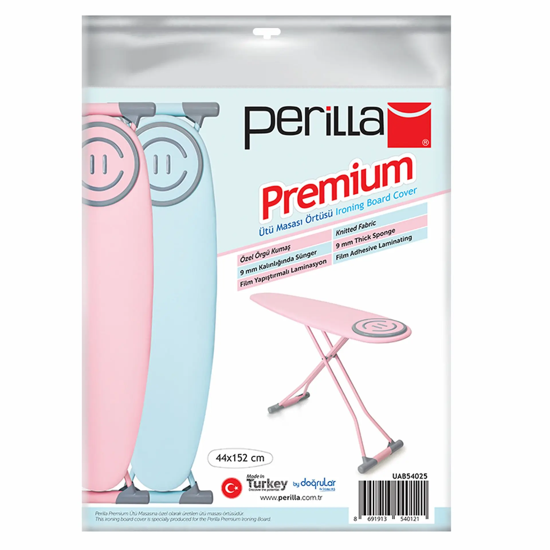 Perilla Premium Ütü Masası Kılıfı